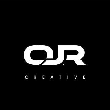 OJR Letter Initial Logo Design Template Vector Illustration