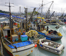 Fishing port. Valdez is a very important port, it is the northernmost port of the USA that does not...