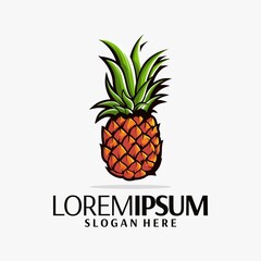 pineapple logo design