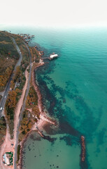 Costa rocciosa vista dall'alto presso Fossacesia Marina (San Vito Chietino)