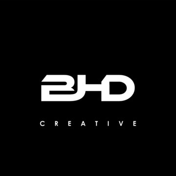 BHD Letter Initial Logo Design Template Vector Illustration