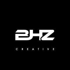 BHZ Letter Initial Logo Design Template Vector Illustration
