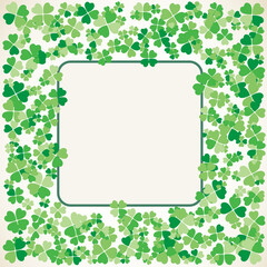 Saint Patrick's Day frame background