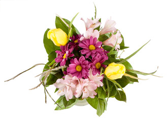 Occasional bouquet of mixed plants