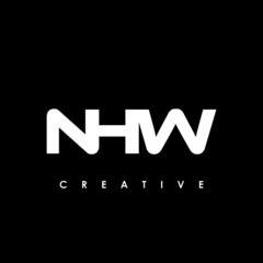 NHW Letter Initial Logo Design Template Vector Illustration