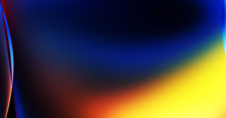 Abstract background. Fluid color gradient waves, with dynamic motion. Neon colorful abstract design of light waves. Illustration For Wallpaper, Banner, Background, Card, Book Illustration, website.