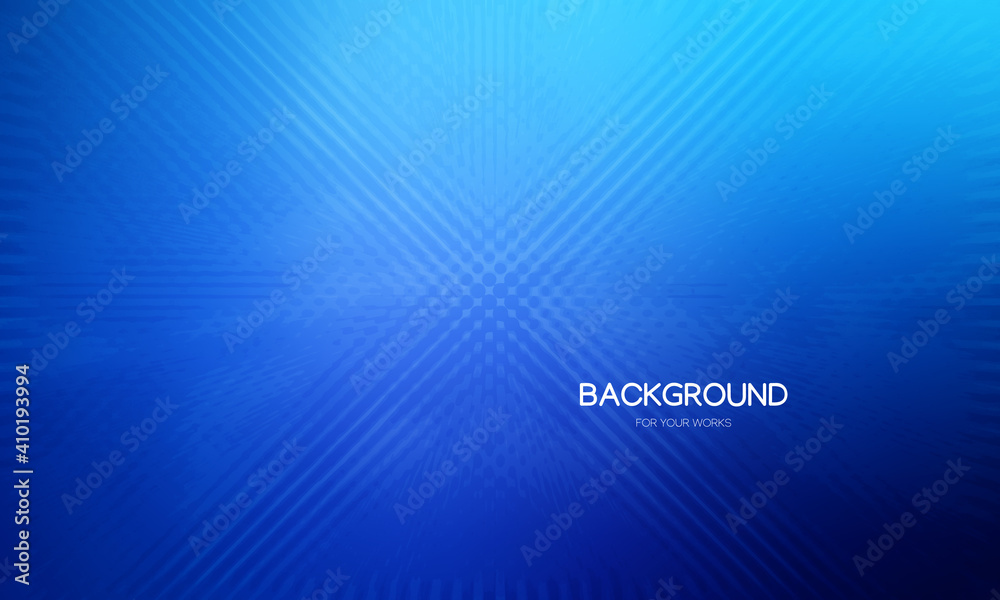 Aufkleber Abstract background vector illustration. Gradient blue with geometric shapes texture.