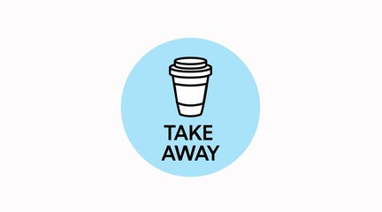 Vector isolated Illustration of a Coffee Take Away Cup