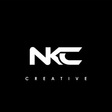 NKC Letter Initial Logo Design Template Vector Illustration