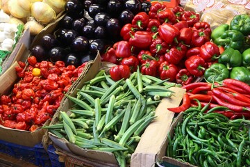 Vegetable shop in England
