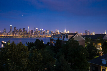 Fototapeta na wymiar New York City across the Hudson