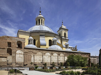 Fototapeta na wymiar San Francisco el Grande church in Madrid. Spain