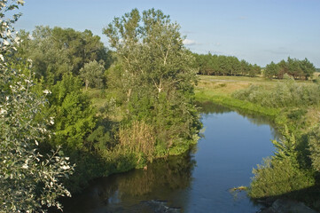 Fototapeta na wymiar Oril river in Kitaygorod