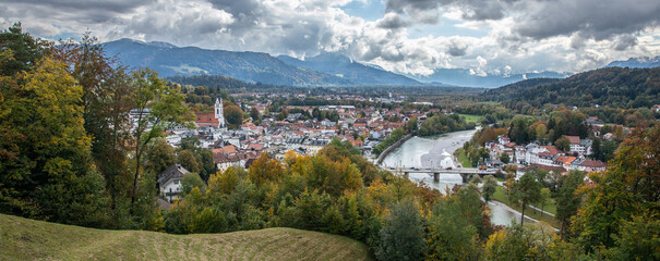 Bad Tölz (Blick vom Kalvarienberg)