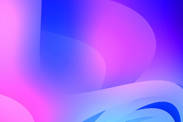 Naklejka na ściany i meble Abstract background with colorful gradient. Vibrant graphic wallpaper with stripes design. Fluid 2D illustration of modern movement.