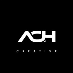 AOH Letter Initial Logo Design Template Vector Illustration