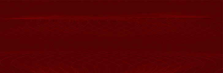 red wave background vector design