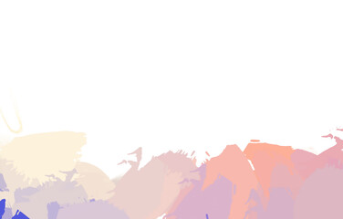 Brushed Painted Abstract Background. Wild chaotic brushstrokes. Strokes of paint. 2D Illustration. Brush stroked painting.