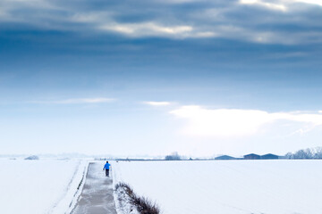 Landscape with snow
