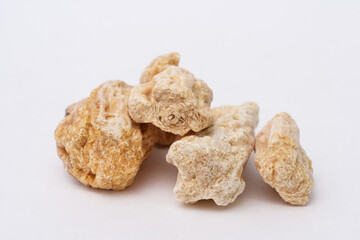 Pure Incense piece on white background
