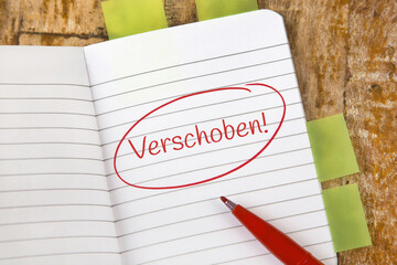 Verschoben
