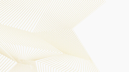 Fototapeta premium White background with gold line design