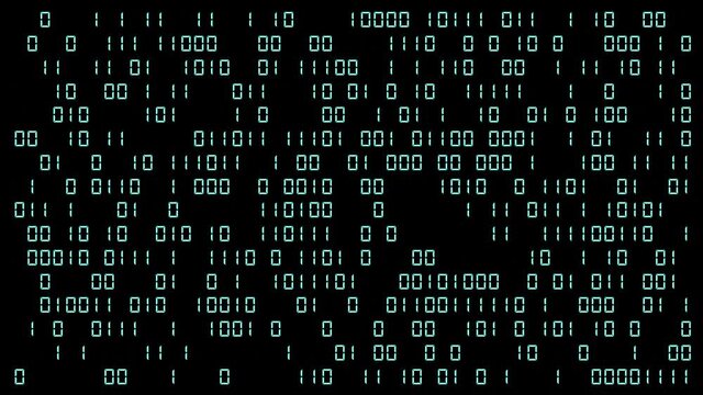 Technical environment programming, binary code in the future. Modern technology hex code concept. Digital abstract background.
