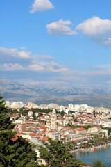 Fototapeta na wymiar Aerial view of Split, Croatia.