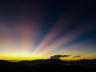 lines in the sunrise 