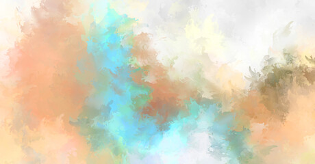 Artistic abstract background. Texture painted wallpaper. Creative illustration with strokes of paint. Brush pattern painting.