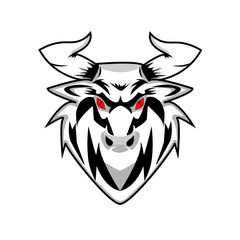 Cybersport logo bull head