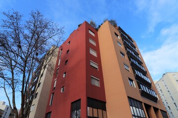 Immeublehabitation Construit Dans Les Ann