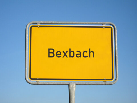 Ortsschild Bexbach
