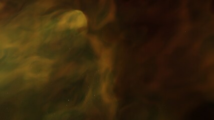 nebula gas cloud in deep outer space, science fiction illustrarion, colorful space background with stars