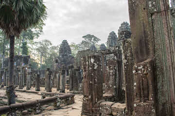 Obraz premium Cambodia, an abandoned city in the jungle of Angkor Wat.