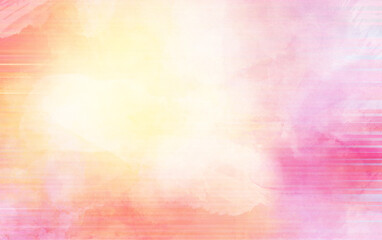 Abstract background with lighting lines with central flare mixed with motion blur effect and brush strokes with paper texture.