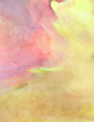 2d illustration. Artistic background image. Abstract painting on canvas. Contemporary art. Hand made painting. Colorful texture. Modern artwork. Painting with brushstrokes of watercolor on surface.