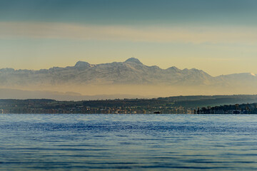 sunrise in the mountains