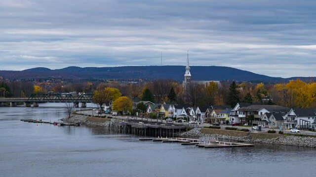 Ottawa Rockcliffe Lookout Hull Day Clouds Timelapse
