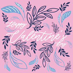 seamless pattern with flowers valentine theme