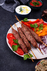 Lula kebab, Traditional Turkish or Caucasian dish