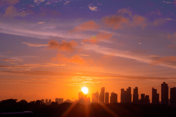 Fototapeta premium Meu Pôr do Sol