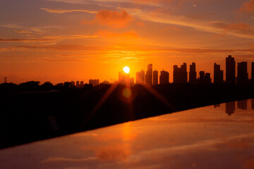 Fototapeta premium Meu Pôr do Sol