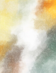 Watercolor painted background. Abstract Illustration wallpaper. Brush stroked painting. 2D Illustration.