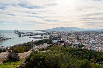 Port de Malaga, Andalousie, Espagne