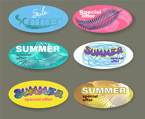 Set of graphic elements