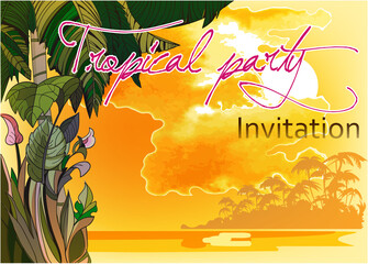 Summer party poster