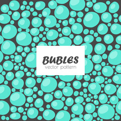 Abstract seamless pattern with bubles.