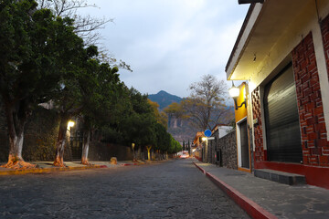 Empty street in Magic Town 