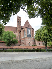 Fototapeta na wymiar Castle of the Teutonic Order in Malbork